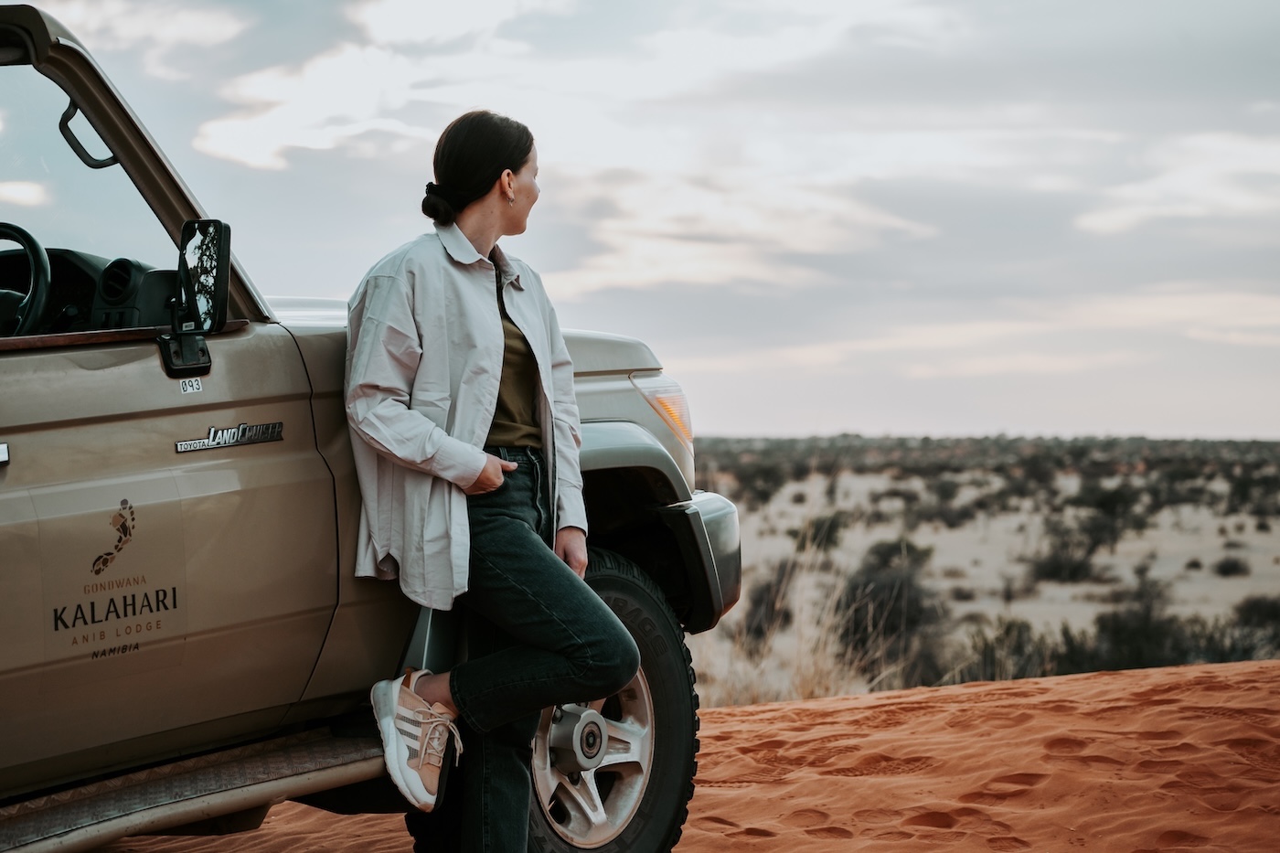 Kalahari woestijn, Jeep safari