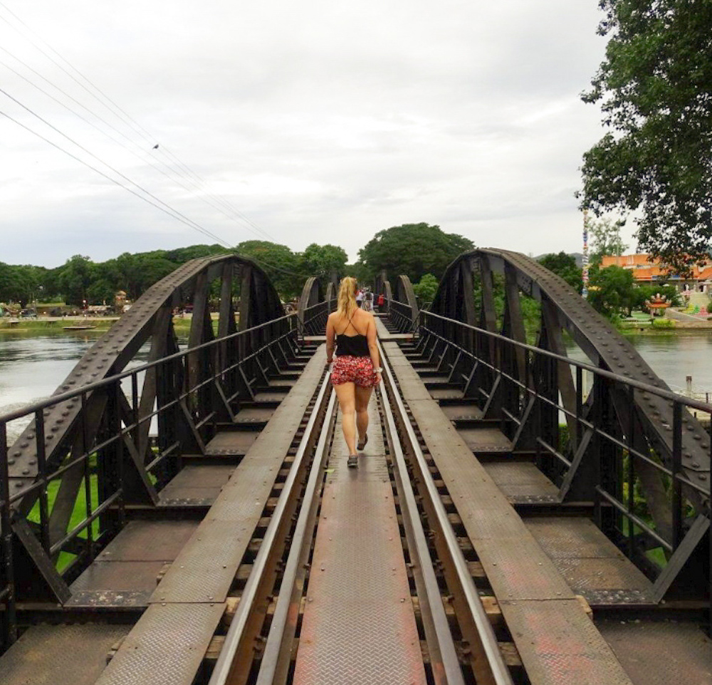 Kanchanaburi Bridge over the River