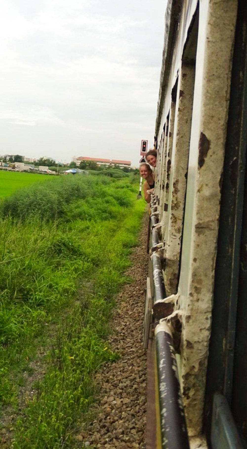 Kanchanaburi in Thailand trein