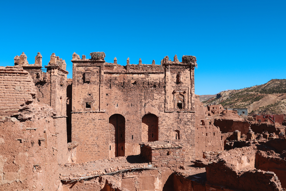 Kasbah Telouet, reisroute marokko