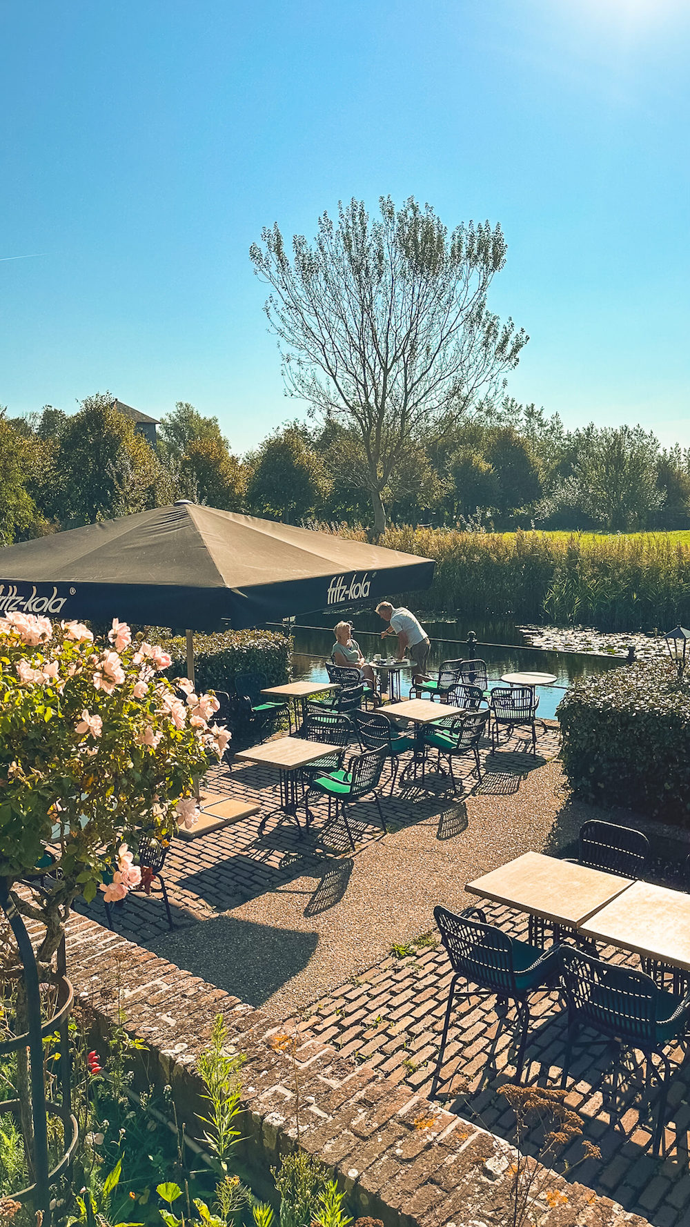 Kasteel Westhove Domburg terras