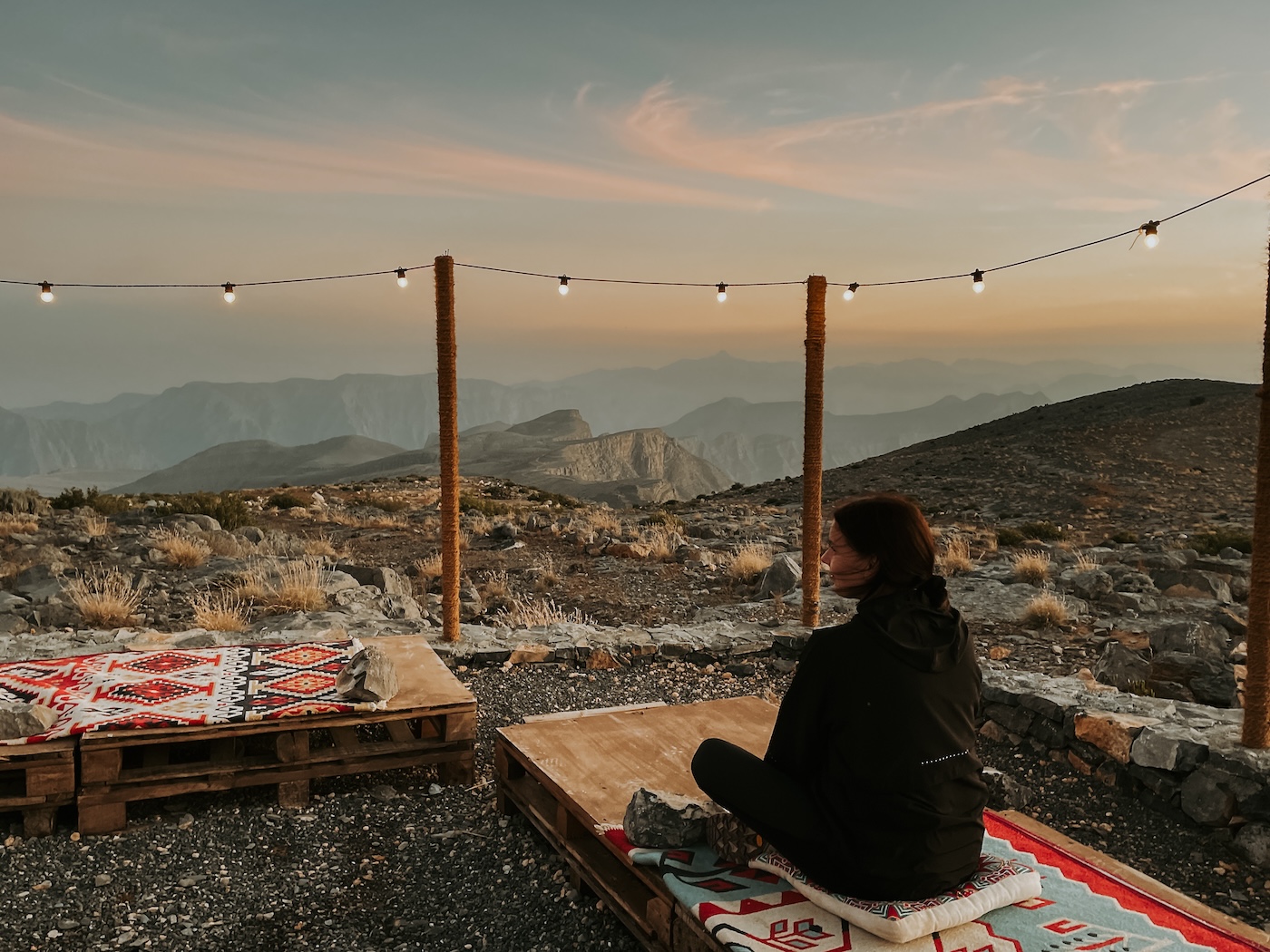 Kayleigh in Bassata Camp, Ras al Khaimah