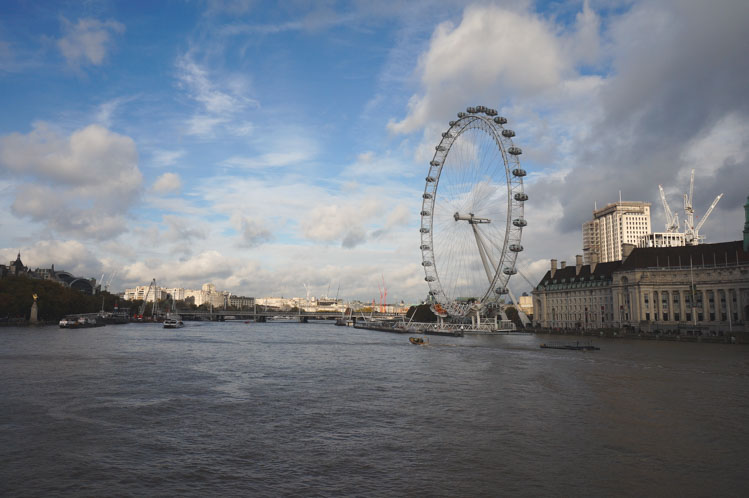 Kerstshoppen Londen uitzicht reuzenrad