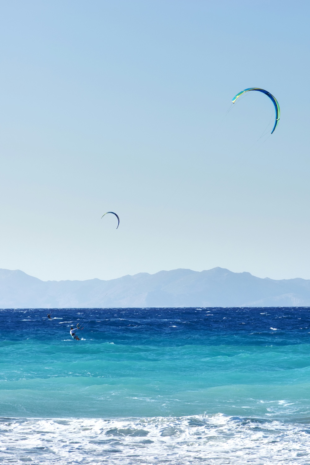 Kitesurfen op Rhodos