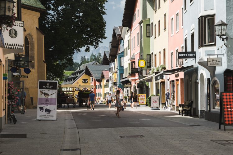 Kitzbuhel stad oostenrijk