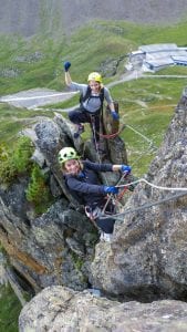 Klettersteigen stubai zomer on top