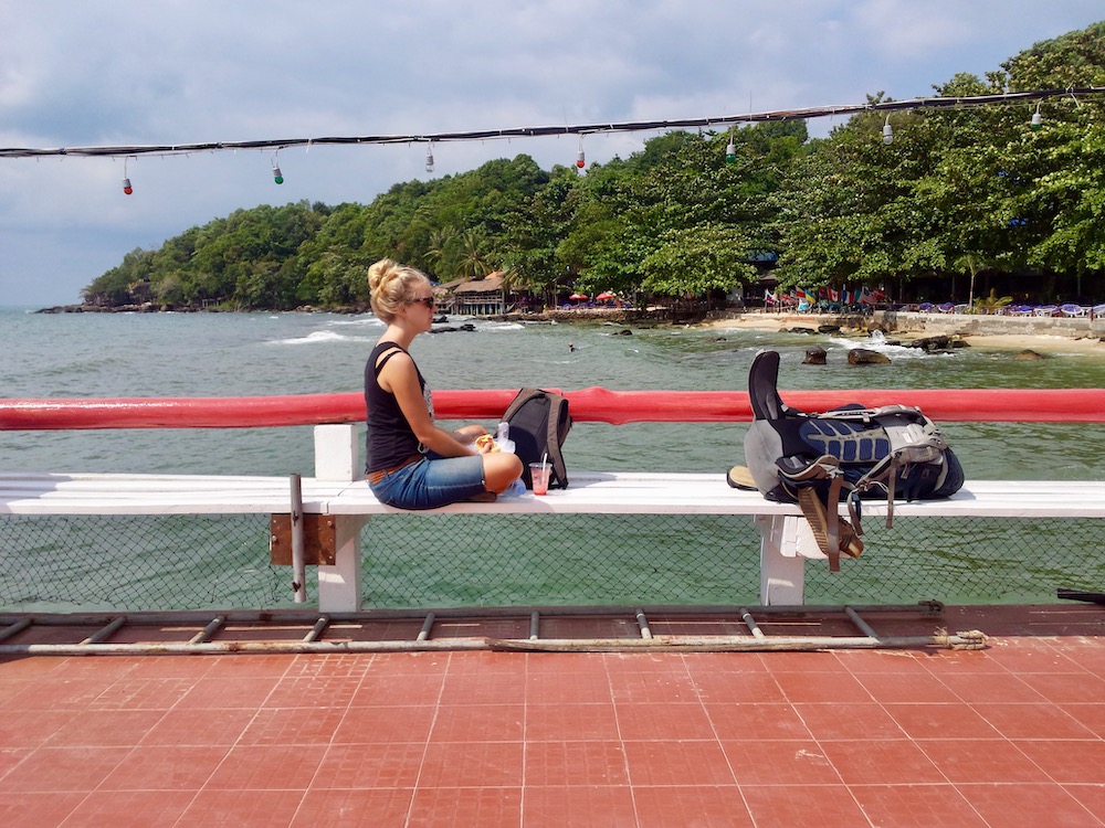 Koh Rong Island Cambodja onderweg