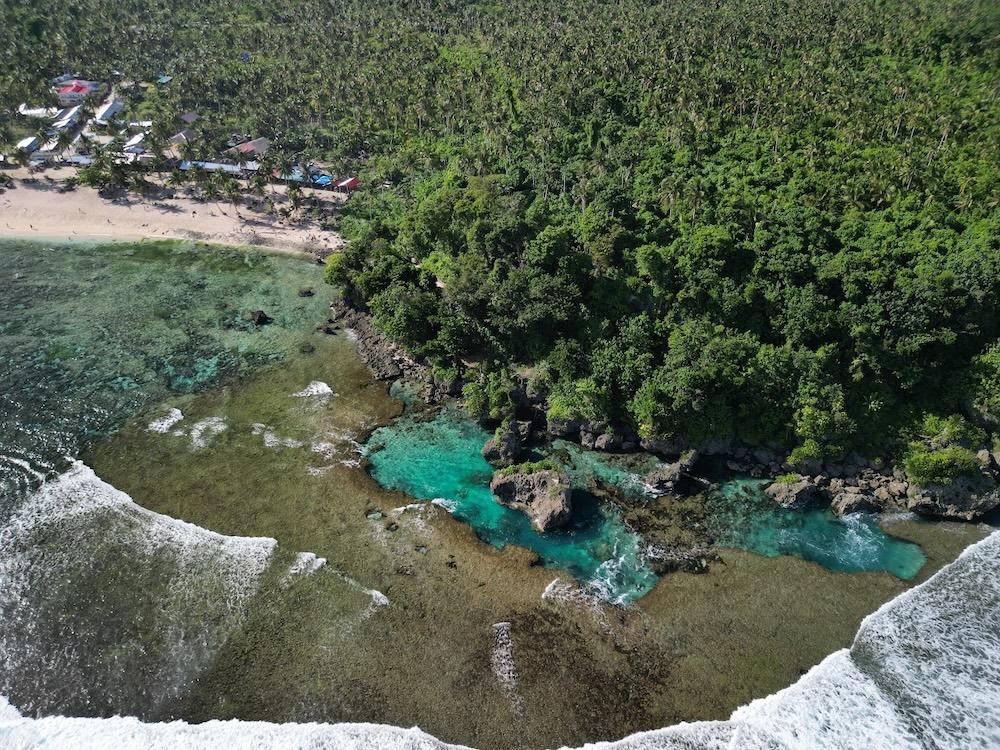 Kustlijn Siargao, reisroute Filipijnen