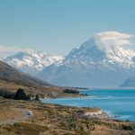 Lake Pukaki Nieuw Zeeland mount cook