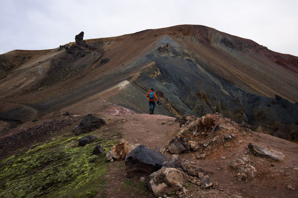 Landmannalaugar hiken ijsland