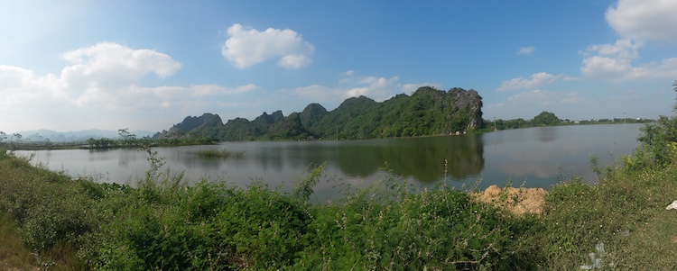 Landschappen vietnam fietsen