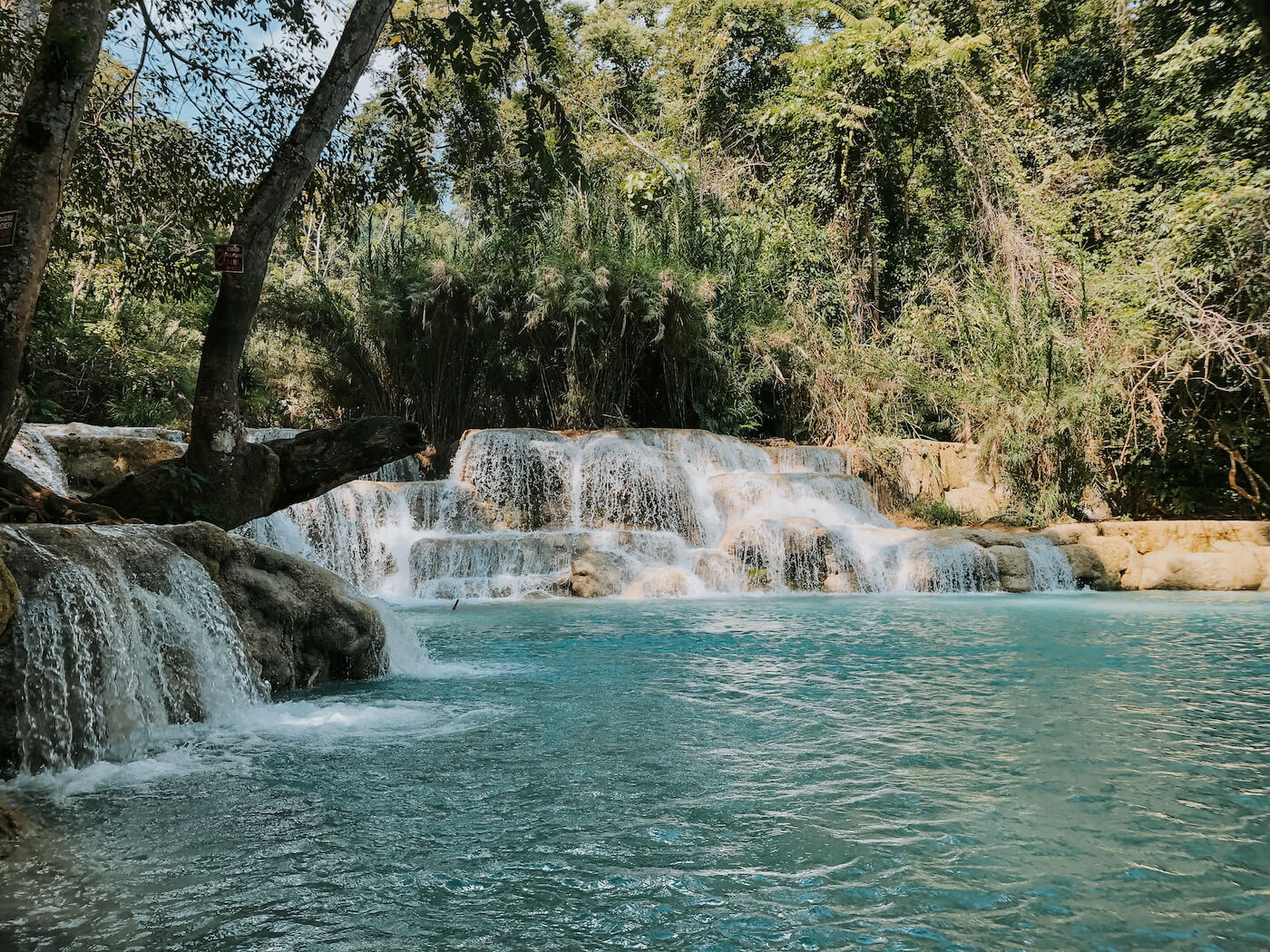 Laos Luang Prabang watervallen