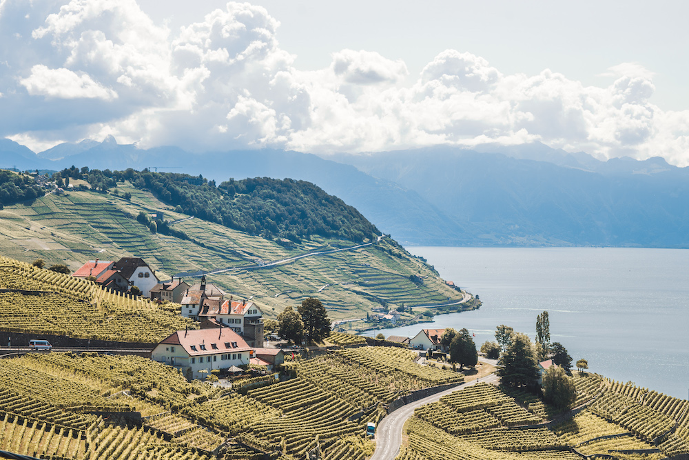 Lavaux meer van geneve zwitserland