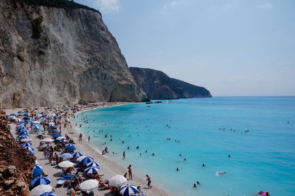 Lefkas vakantie tips Porto katsiki