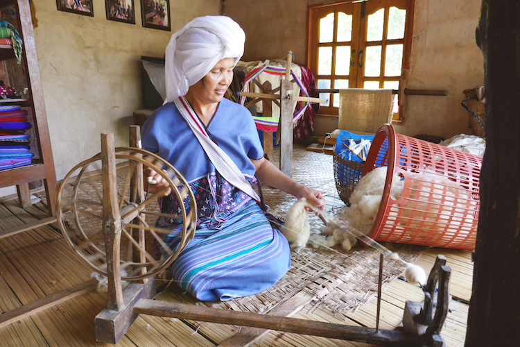 Locals in Pha mon chiang mai