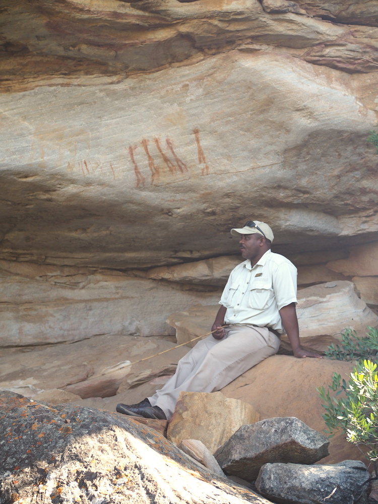 Londi gids San rotstekeningen buhsmans kloof