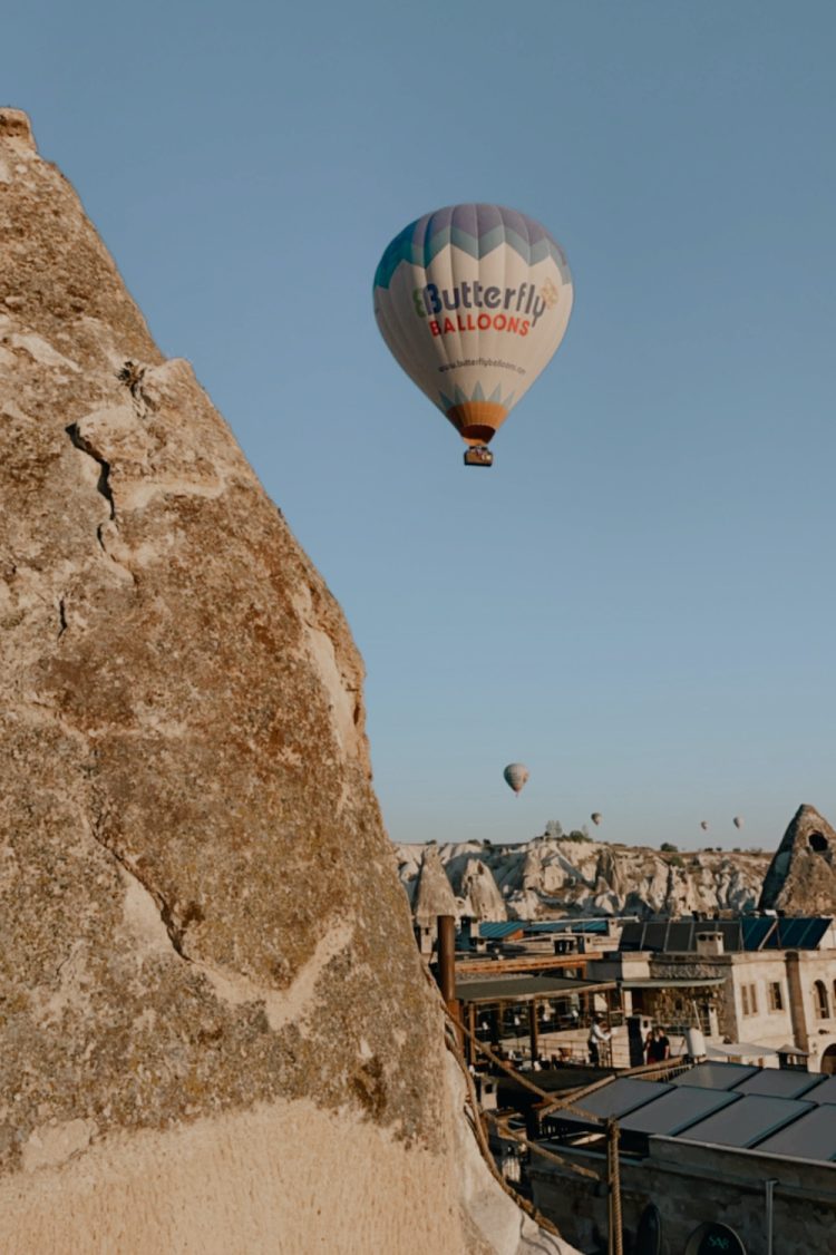 Luchtballonnen kijken turkije zonsopkomst