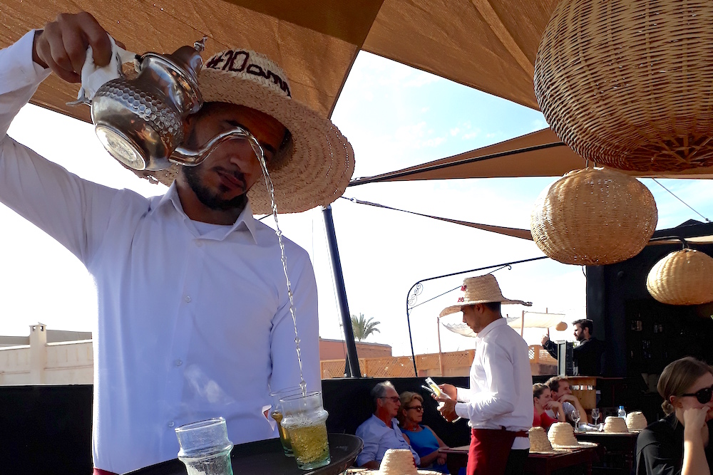 Lunchen marrakech restaurant Terrasse