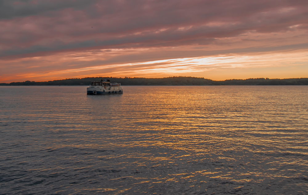 Mecklenburg duitsland zonsondergang