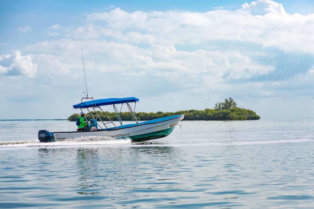 Met de boot naar Holbox