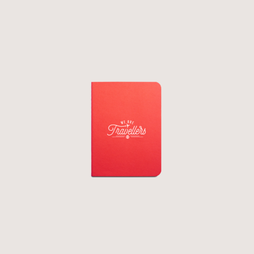 Mini notebook red sun