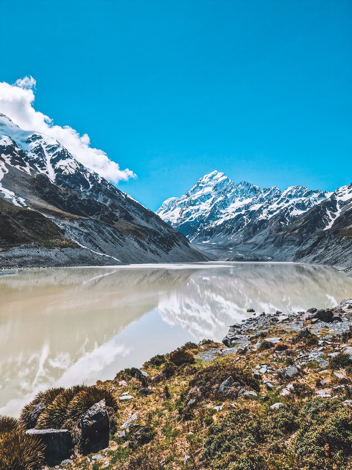 Mount Cook Hooker lake