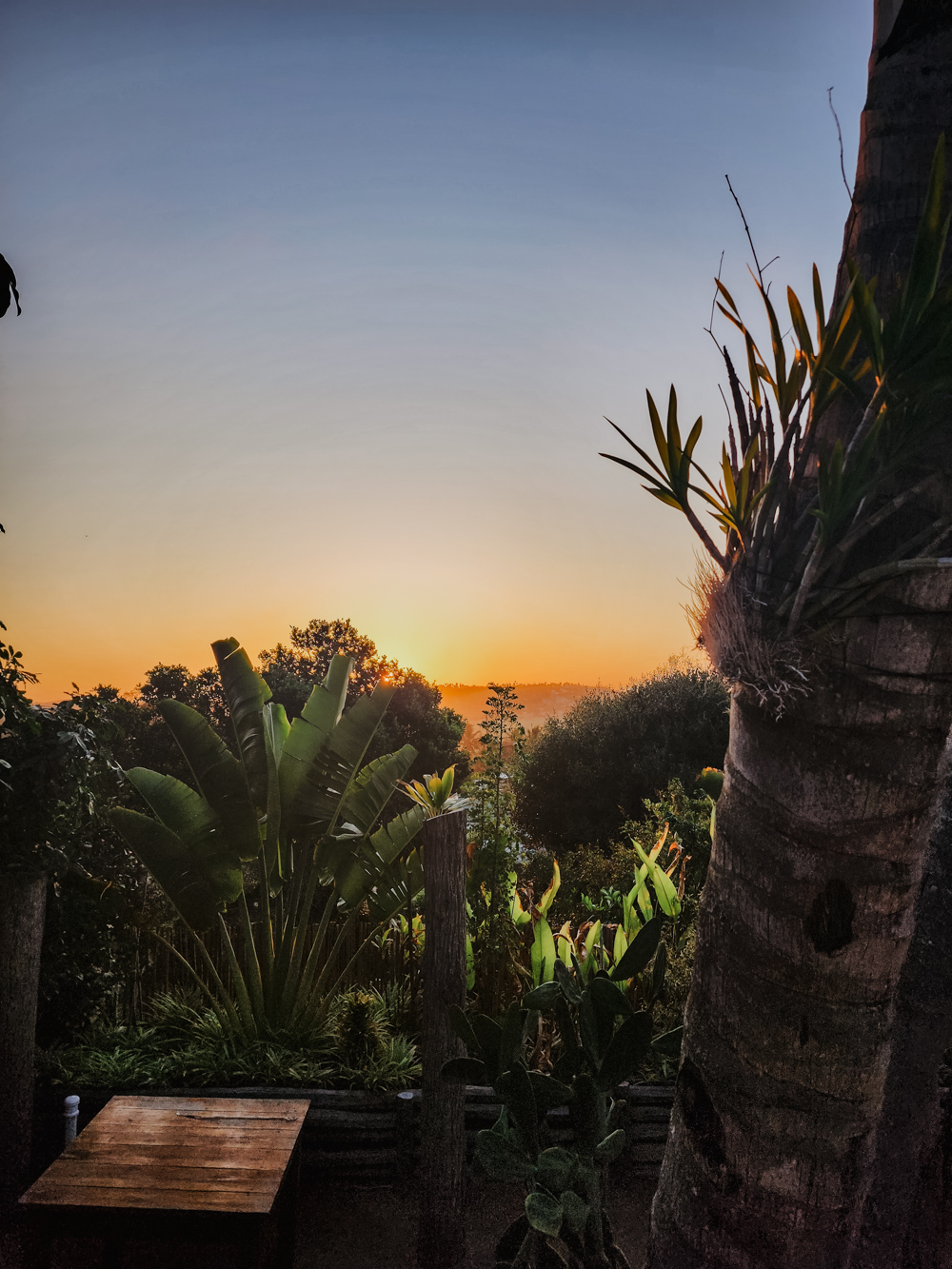 Mozambique vakantie zonsondergang