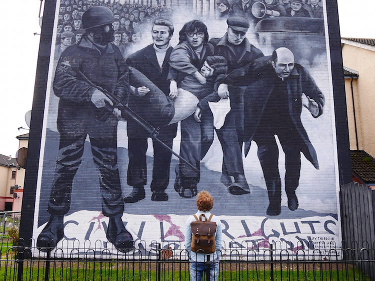 Murals derry noord ierland