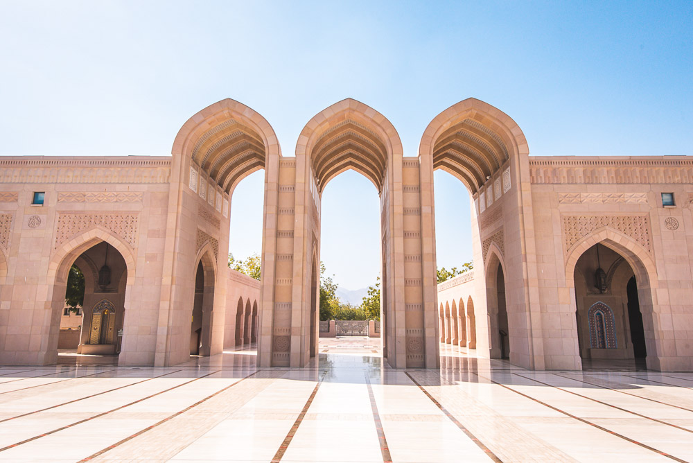 Muscat Oman Grand Mosque Sultan Qaboos Moskee