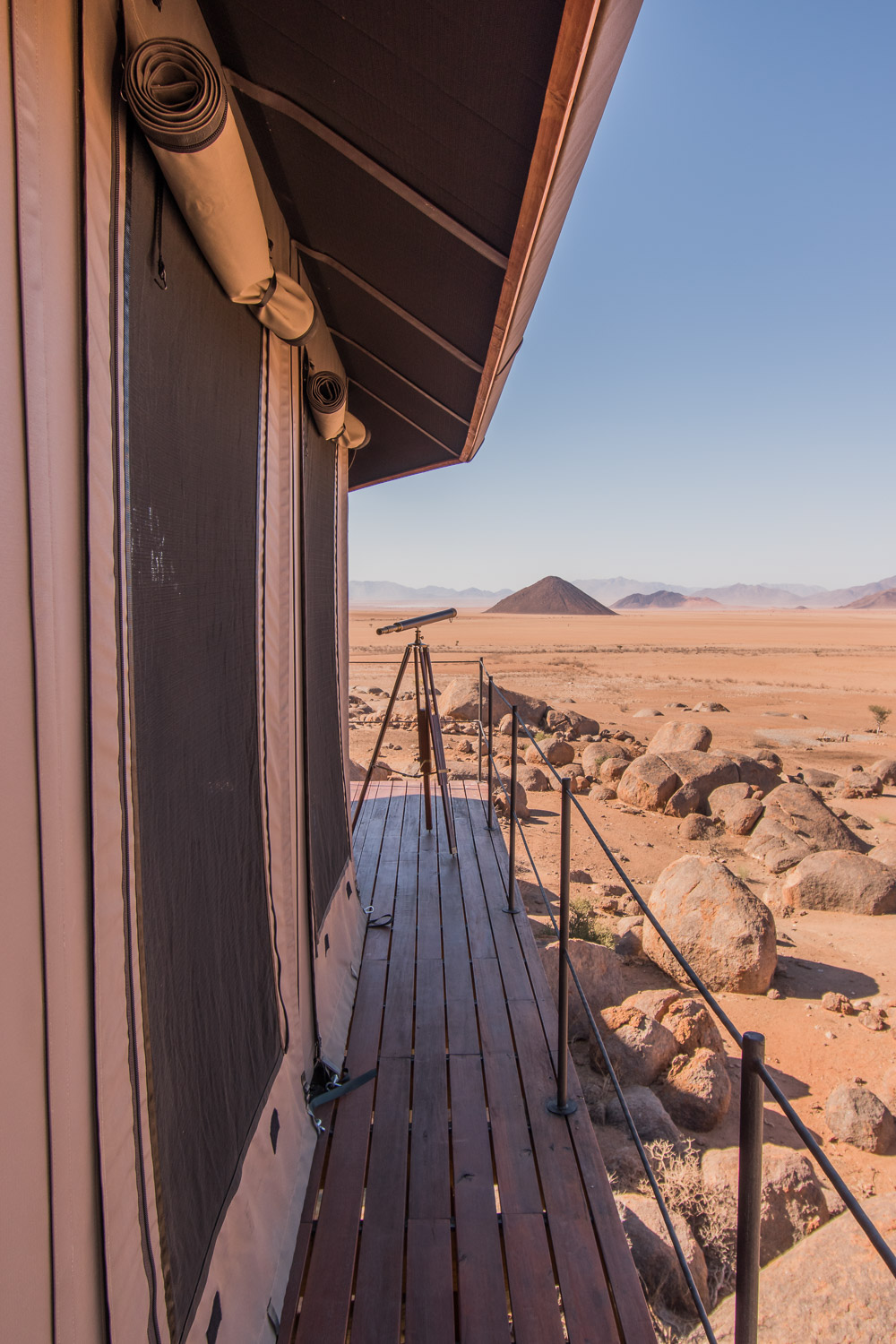 Namibie sonop tent buiten