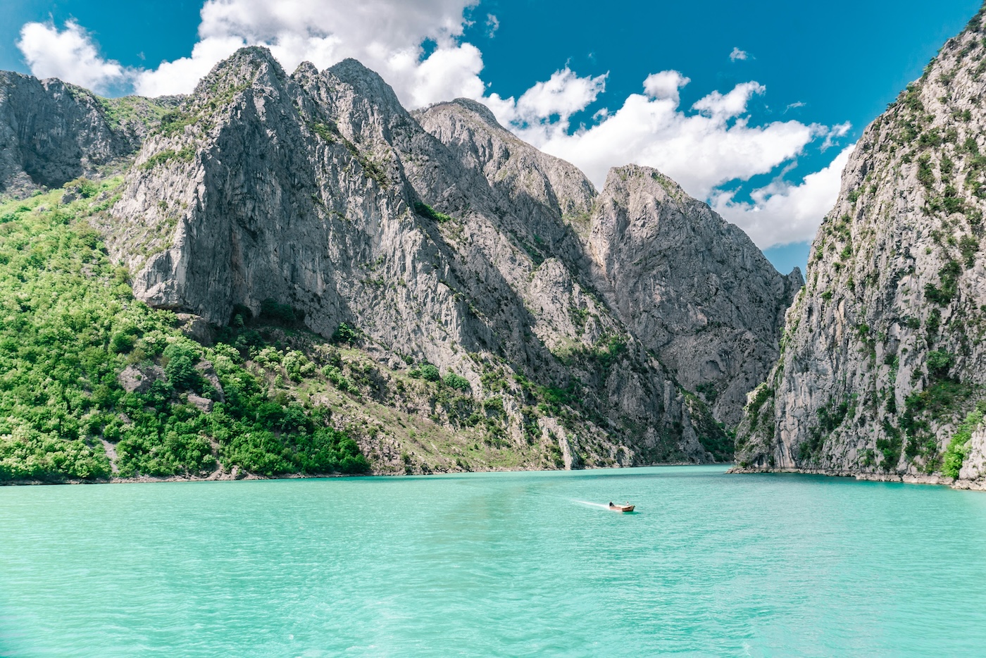 Natuur Albanië, Komani meer