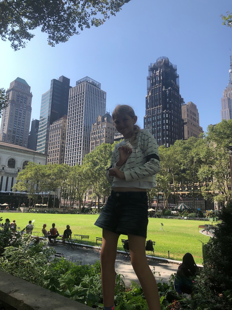 New york met kinderen Bryant Park tips