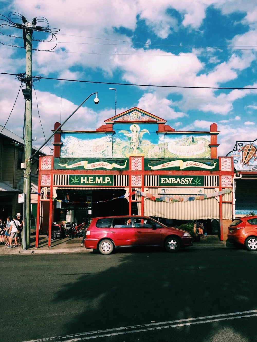 Nimbin vlakbij byron bay