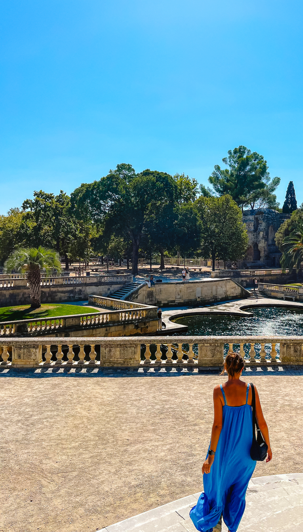 Nimes, Jardin de las fontaine