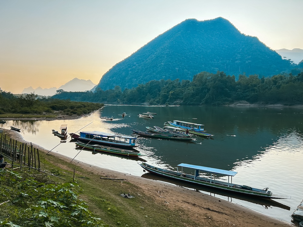 Nong Khiaw rivier