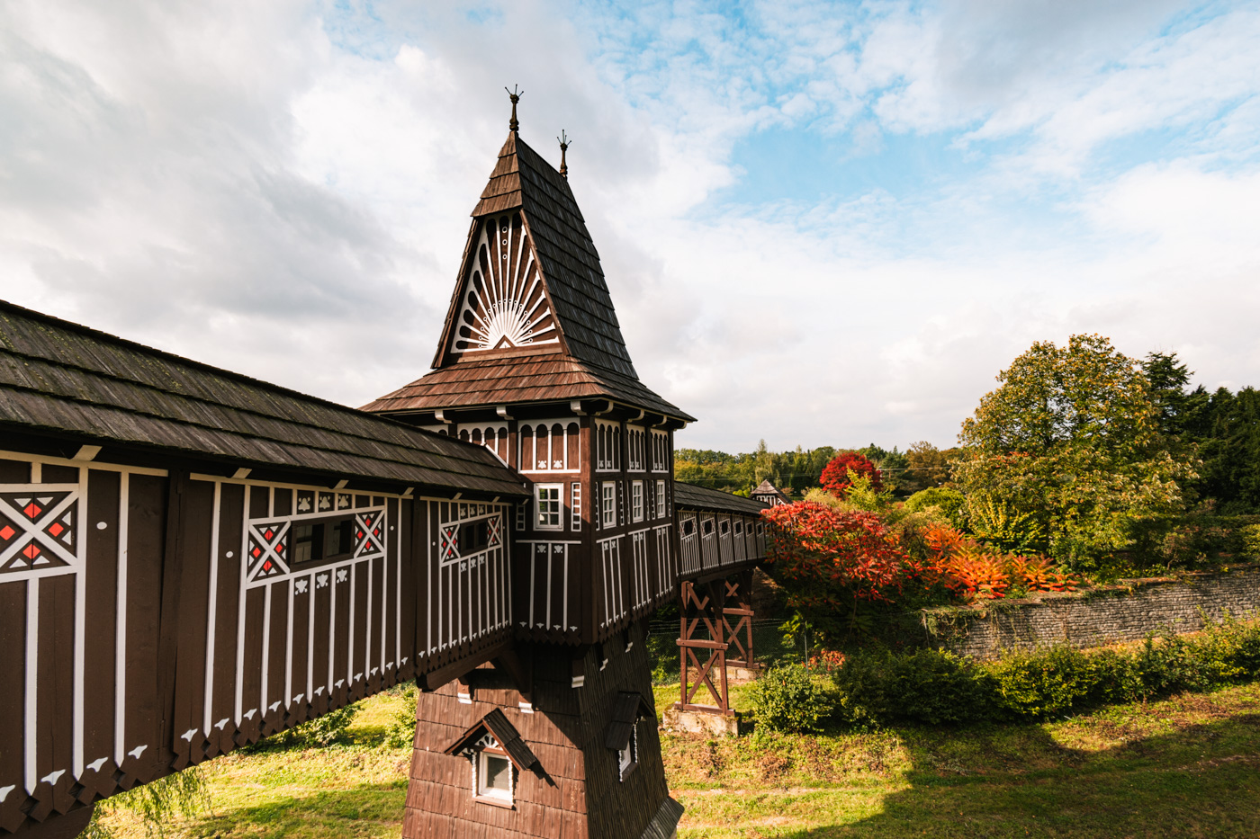 Nove Mesto nad Metuji houten brug Hradec Kralove