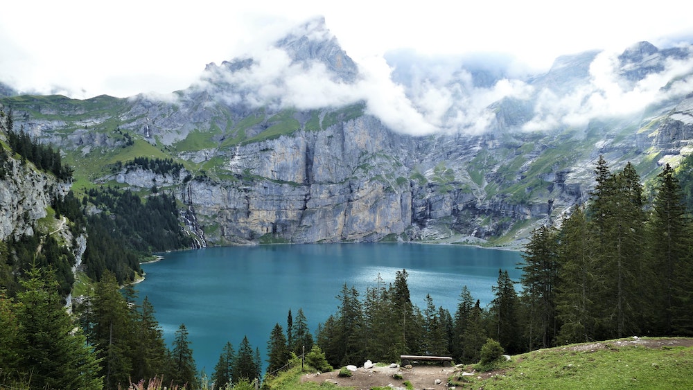 Oeschinensee, Kandersteg, Zwitserland