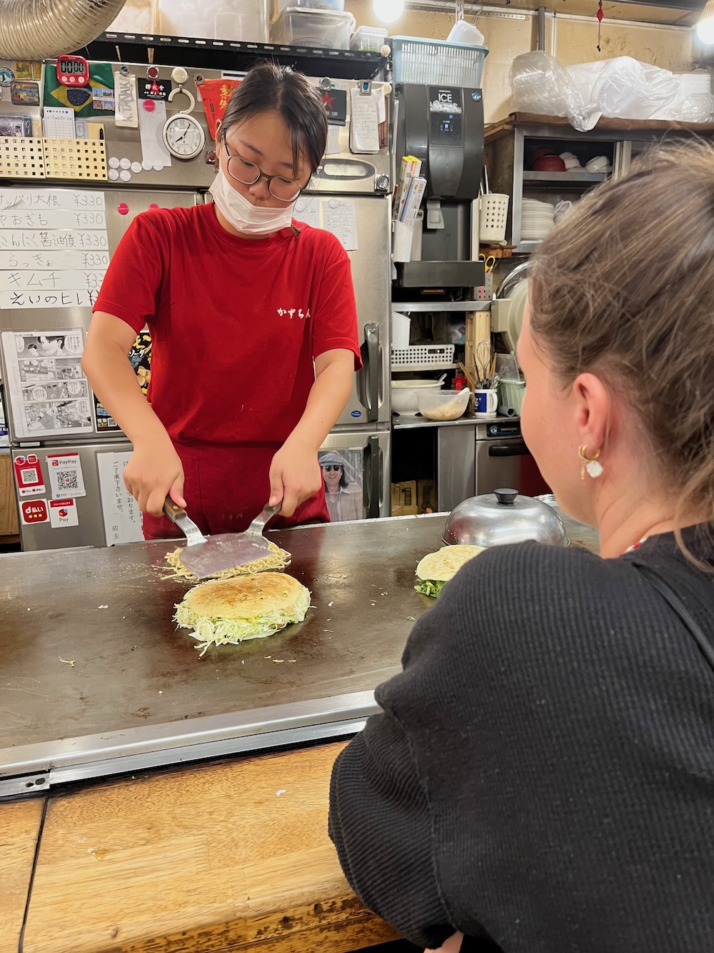 Okonomiyaki in Hiroshima