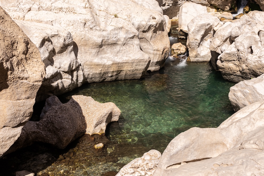 Oman Wadi Damm Pools