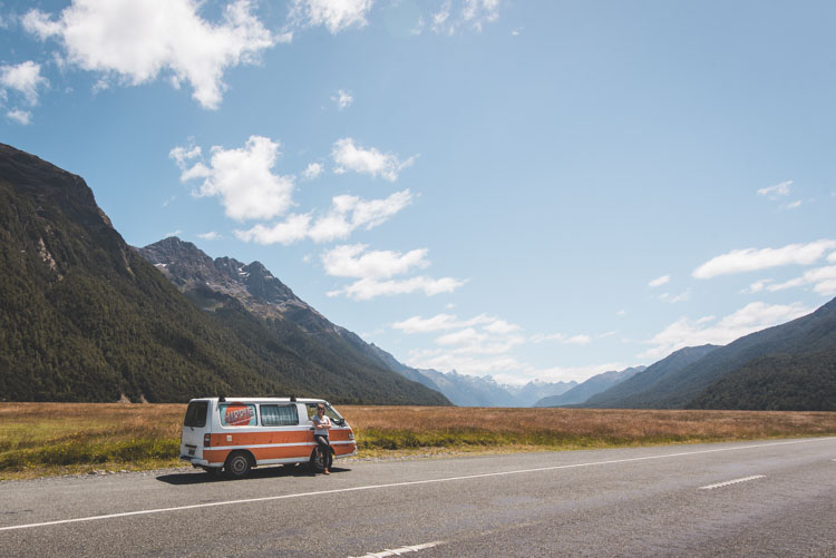 Onderweg naar Milford Sound_