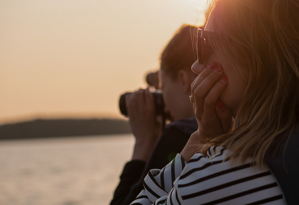 zuid finland bezienswaardigheden Oravi bij zonsondergang