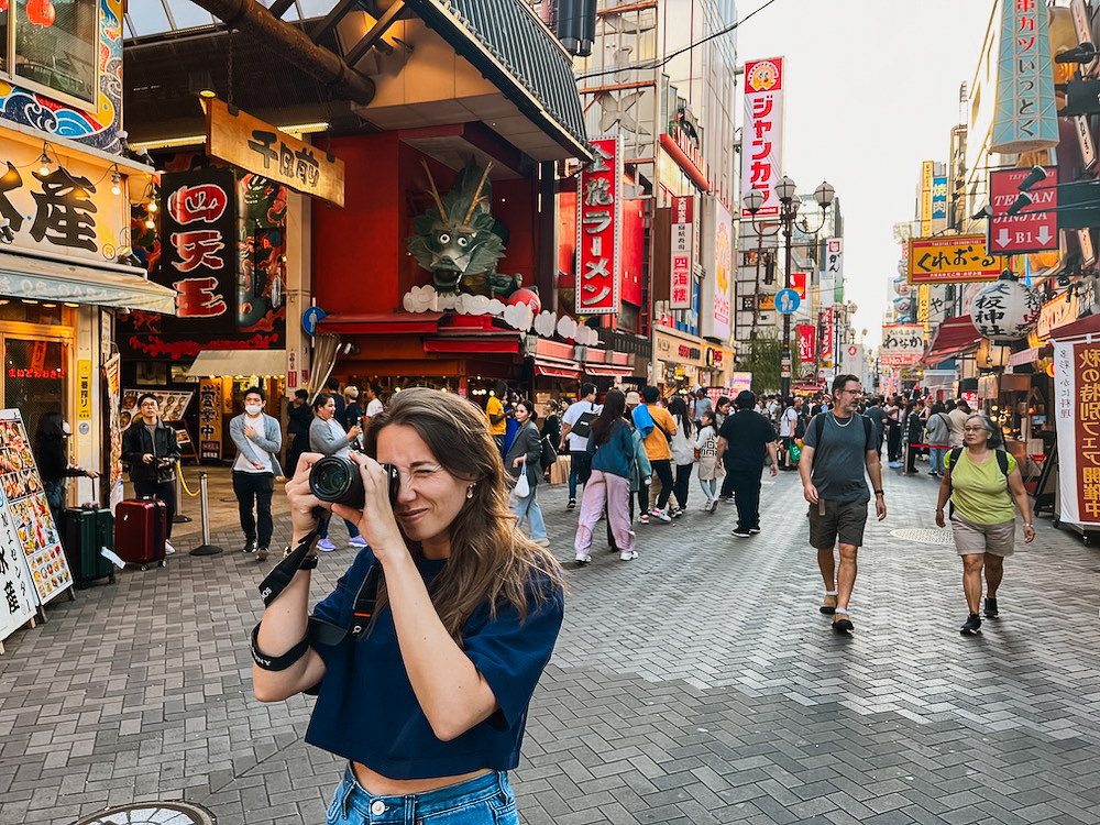 Osaka, reisroute Japan