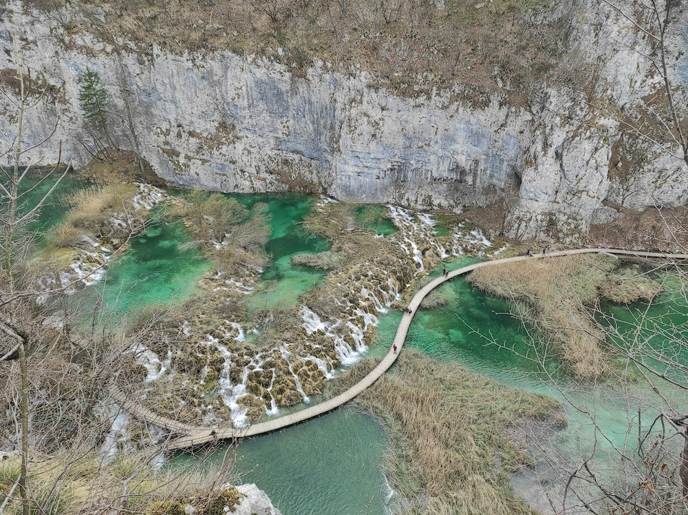 Overzicht over Plitvice