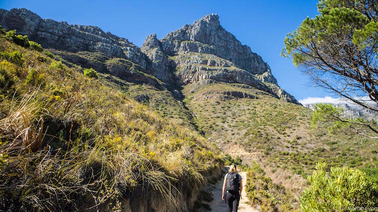 Pad tafelberg beklimmen tocht