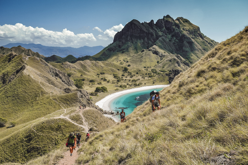 Padar island hike