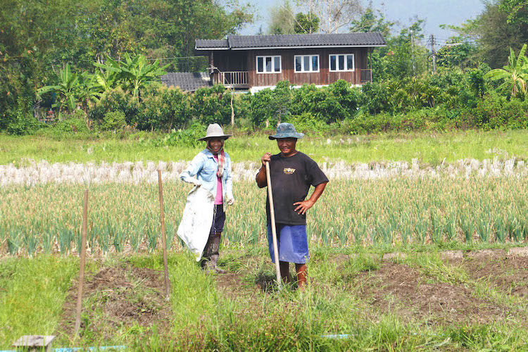 Phrao afgelegen hill tribe dorpjechiang mai