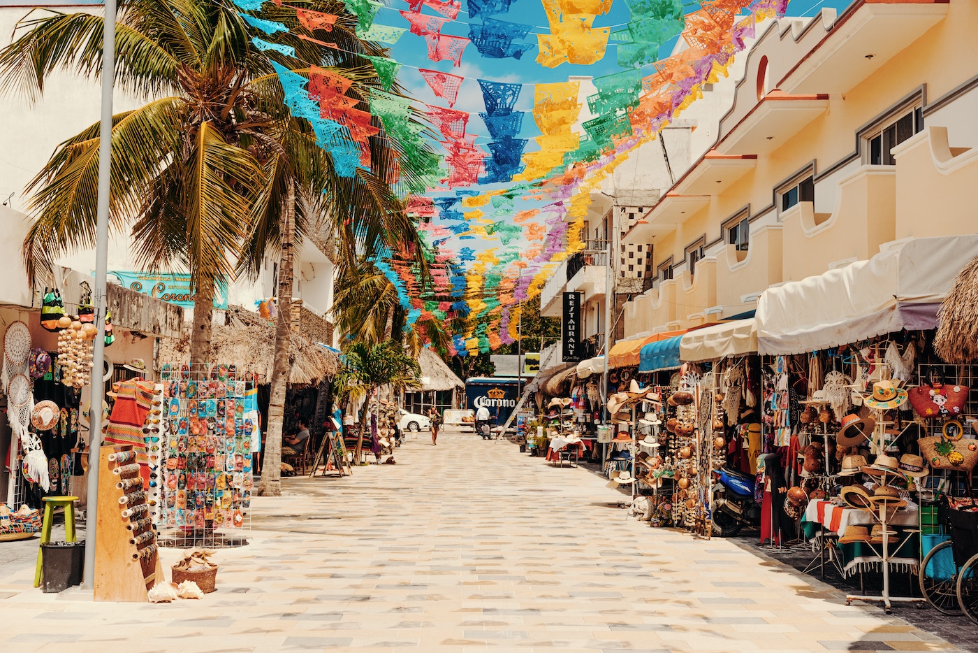 Playa del Carmen Mexico straatjes