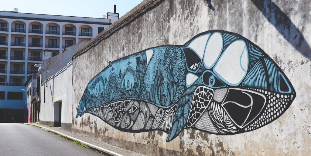 Ponta Delgada Azoren streetart