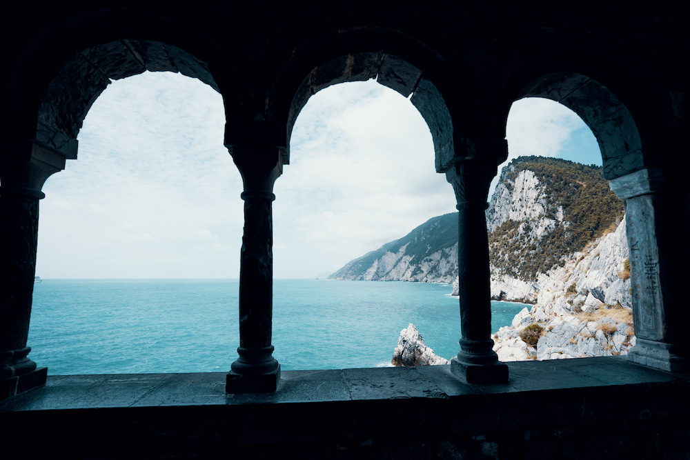 Portovenere uitzicht italie