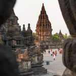 Prambanan tempel yogyakarta doorkijk